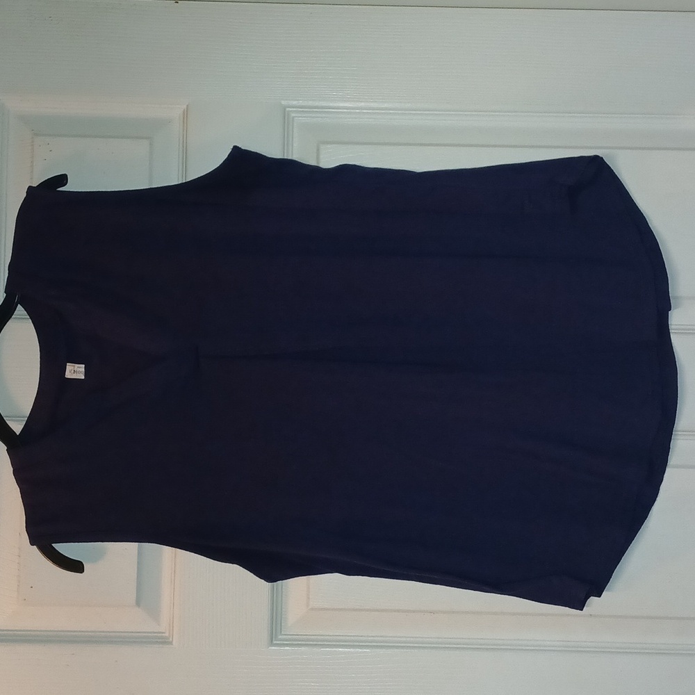 Sleeveless Dark Blue Women's Top